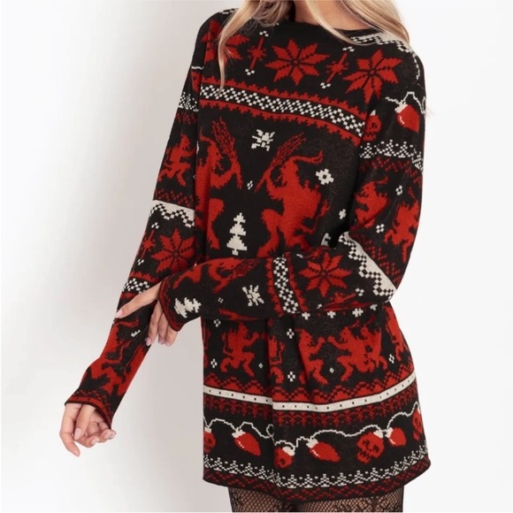 Blackmilk Krampus Christmas Sweater - Picture 2 of 7